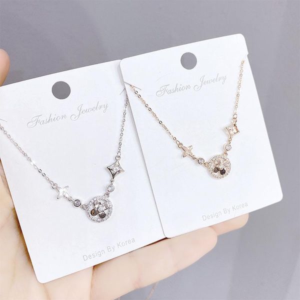 chains japanese and korean fashion elegant zircon clover round necklace women's clavicle chain ornament petal, Silver
chains japanese and korean fashion elegant zircon clover round necklace women's clavicle chain ornament petal, Silver