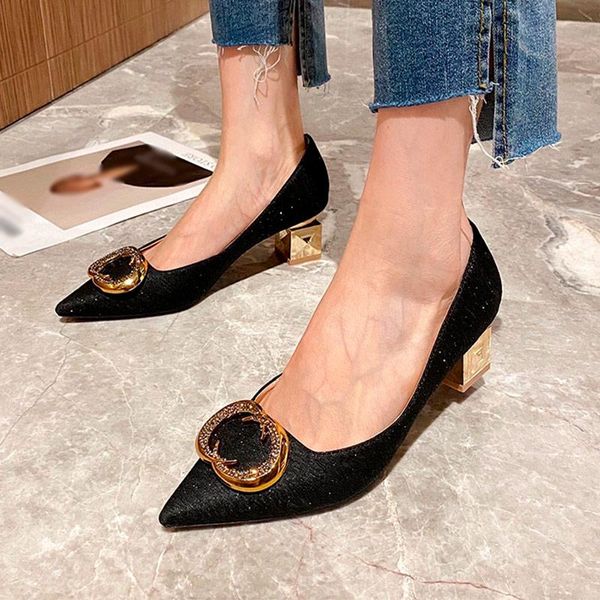 dress shoes 2021 women's pumps pointed toe fashion pu leather crystal summer solid ladies footwear party comfor shoe women, Black
dress shoes 2021 women's pumps pointed toe fashion pu leather crystal summer solid ladies footwear party comfor shoe women, Black