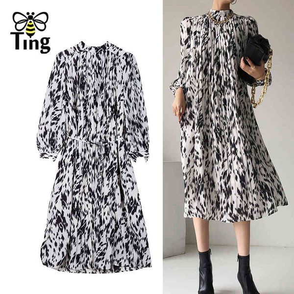 vintage france chic leopard print casual loose dress women streetwear fashion knee length vestidos clothes 210513, Black;gray
vintage france chic leopard print casual loose dress women streetwear fashion knee length vestidos clothes 210513, Black;gray