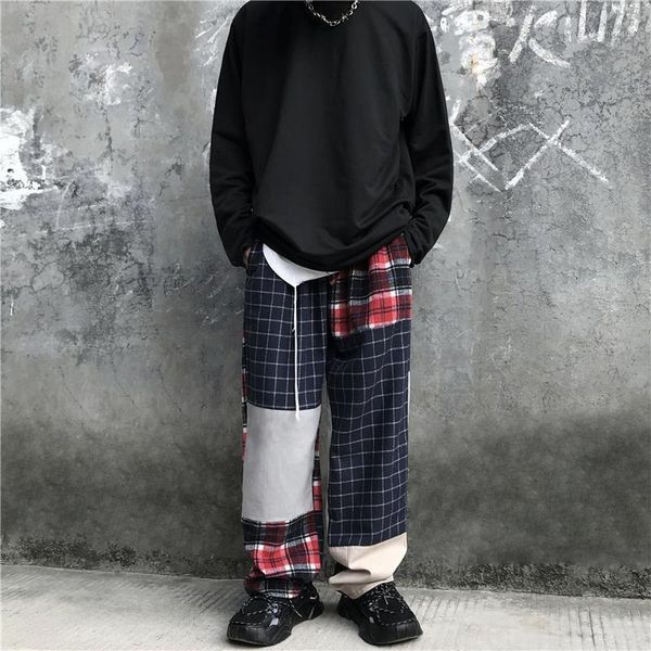 women's pants & capris women hip hop plaid harajuku streetwear patchwork trousers grunge aesthetic baggy korean fashion casual, Black;white
women's pants & capris women hip hop plaid harajuku streetwear patchwork trousers grunge aesthetic baggy korean fashion casual, Black;white