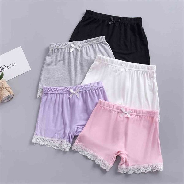 girls modal cotton double layer crotch lace three quarter pants solid color anti glare short panties kf862, Blue
girls modal cotton double layer crotch lace three quarter pants solid color anti glare short panties kf862, Blue