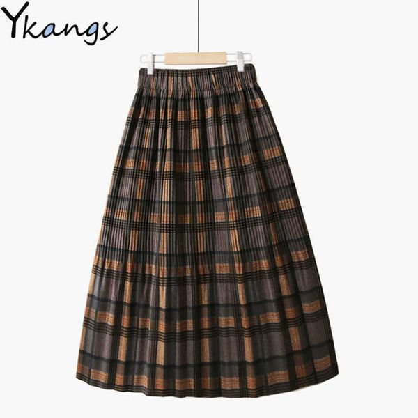 pleated skirt female long woolen winter skirt for women warm loose plaid skirts plus size 2xl vintage korean style clothes 210619, Black
pleated skirt female long woolen winter skirt for women warm loose plaid skirts plus size 2xl vintage korean style clothes 210619, Black