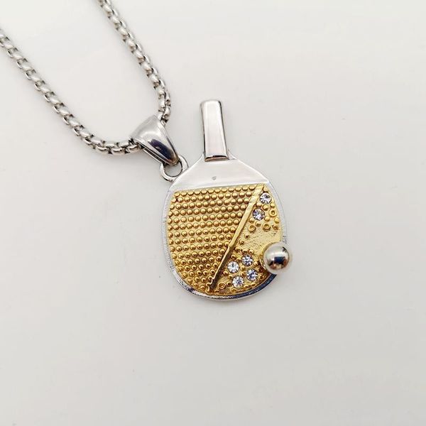 pendant necklaces black knight rhinestone table tennis bat necklace men fashion stainless steel gym jewelry blkn0661, Silver
pendant necklaces black knight rhinestone table tennis bat necklace men fashion stainless steel gym jewelry blkn0661, Silver