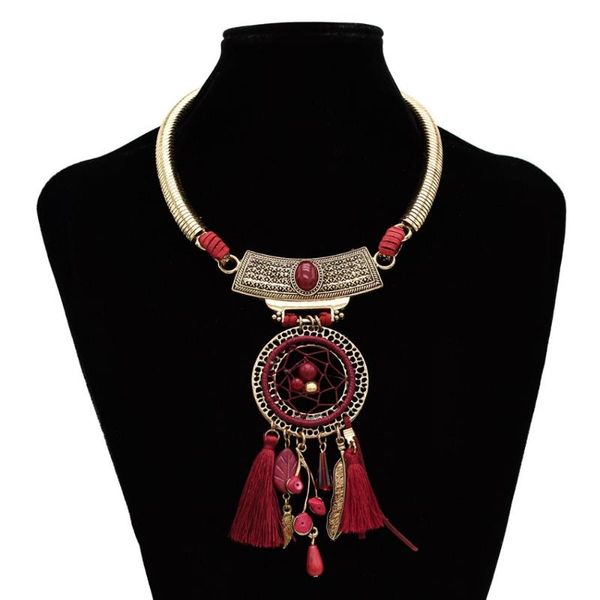 chokers 3 colors egyptian vintage torques charming fringe tassel pendant statement necklaces for women wedding party jewelry, Golden;silver
chokers 3 colors egyptian vintage torques charming fringe tassel pendant statement necklaces for women wedding party jewelry, Golden;silver