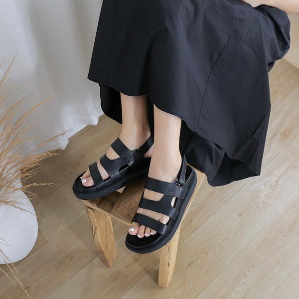 female platform sandals women summer 2021 shoes woman flats fashion casual sandles solid, Black
female platform sandals women summer 2021 shoes woman flats fashion casual sandles solid, Black