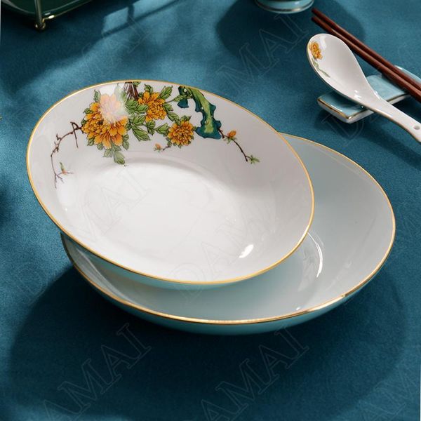 dishes & plates golden stroke ceramic bone china dining table main course painted decorative fruit salad plate kitchen tableware
dishes & plates golden stroke ceramic bone china dining table main course painted decorative fruit salad plate kitchen tableware