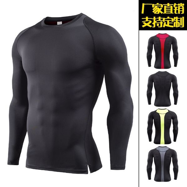 fitness men's elastic breathable quick drying long sleeve t-shirt outdoor sweaty basketball running suit summer, Gray;blue
fitness men's elastic breathable quick drying long sleeve t-shirt outdoor sweaty basketball running suit summer, Gray;blue