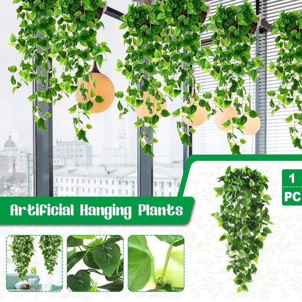 artificial hanging ivy vines plant wall simulation rattan leaves branches green 1pcs 3.6ft home decoration (no baskets) decorative flowers &
artificial hanging ivy vines plant wall simulation rattan leaves branches green 1pcs 3.6ft home decoration (no baskets) decorative flowers &
