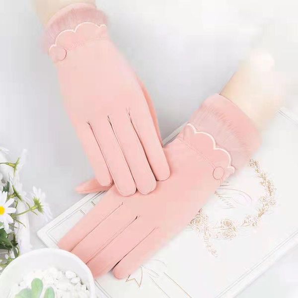 sports gloves fashion winter warm touch screen riding windproof internal plush catch velvet women outdoor spring, Black
sports gloves fashion winter warm touch screen riding windproof internal plush catch velvet women outdoor spring, Black