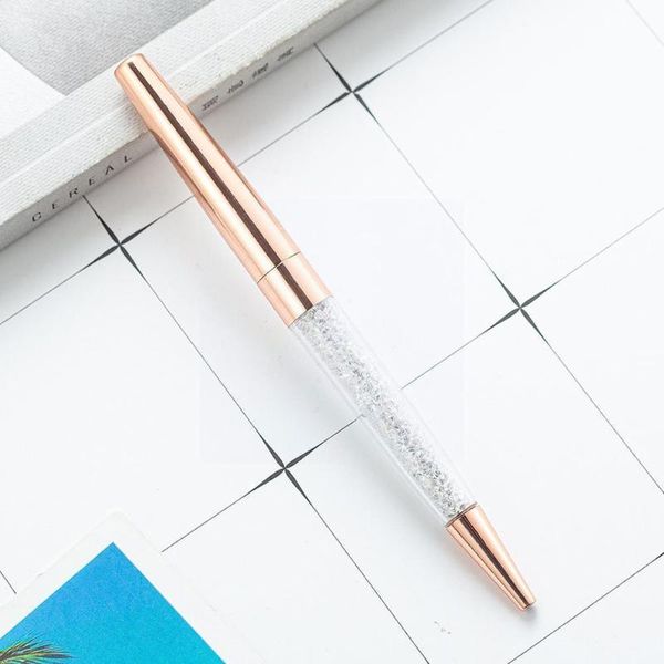 ballpoint pens 1pcs crystal broken diamond rotating pen christmas gifts stationery writing school birthday office smoo e3m8, Blue;orange