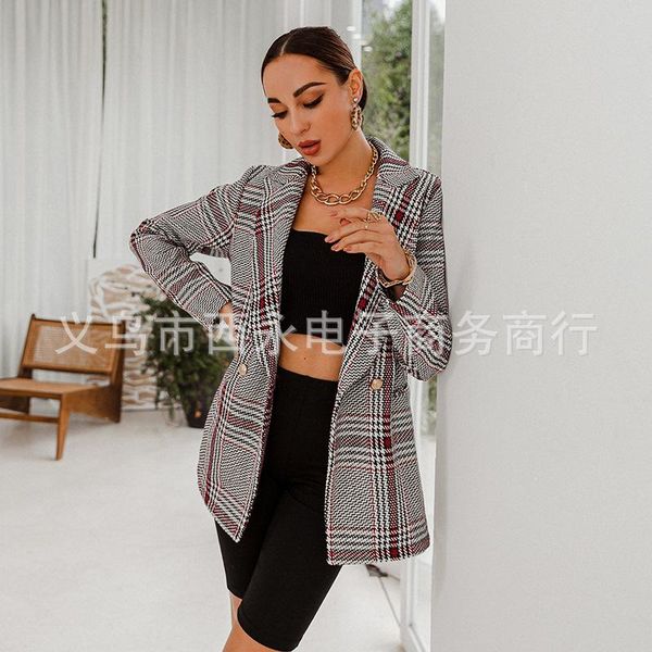 thick coat streetwear elegant autumn blazer slim soft tweed vintage fashion women basic jackets veste femme eh50bl women's suits & blaz, White;black
thick coat streetwear elegant autumn blazer slim soft tweed vintage fashion women basic jackets veste femme eh50bl women's suits & blaz, White;black
