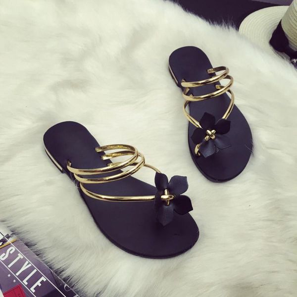 women summer flower slippers flip flops flat sandals beach thong shoes casual sandalss, Black
women summer flower slippers flip flops flat sandals beach thong shoes casual sandalss, Black