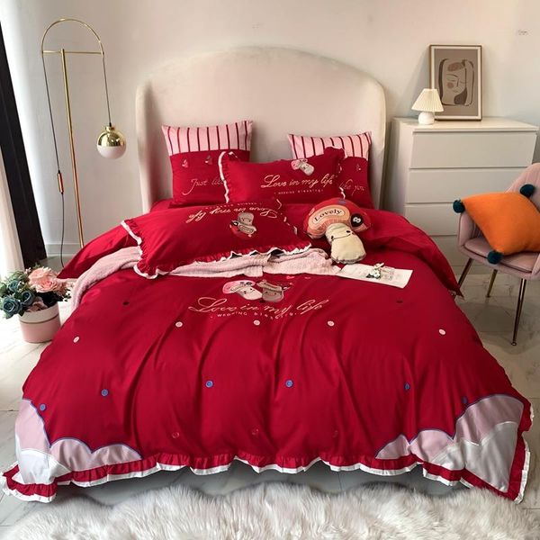 sheets & sets 2021 style 60 long-staple cotton four-piece fashion small fresh series ls sheet
sheets & sets 2021 style 60 long-staple cotton four-piece fashion small fresh series ls sheet