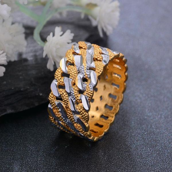 wedding rings two-color ethiopia dubai gold color for women girls trend ring jewelry party, Slivery;golden
wedding rings two-color ethiopia dubai gold color for women girls trend ring jewelry party, Slivery;golden