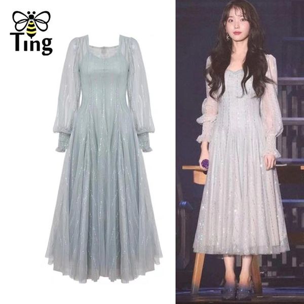 casual dresses tingfly sweet soft girl summer mesh glitter sequined a line midi dress elegant fashion street chic birthday night vestidos, Black;gray
casual dresses tingfly sweet soft girl summer mesh glitter sequined a line midi dress elegant fashion street chic birthday night vestidos, Black;gray
