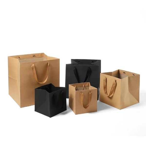 gift wrap 100pcs fruit flowers bonsai packing paper bag with square bottom handle kraft black / brown 4 large size sn
gift wrap 100pcs fruit flowers bonsai packing paper bag with square bottom handle kraft black / brown 4 large size sn