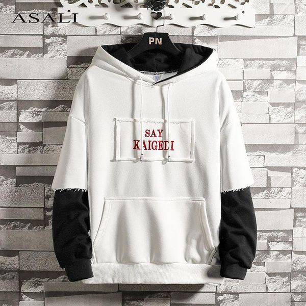 men's hoodies & sweatshirts fashion patchwork men spring autumn casual letter print hoody sweatshirt male hip hop streetwear, Black
men's hoodies & sweatshirts fashion patchwork men spring autumn casual letter print hoody sweatshirt male hip hop streetwear, Black