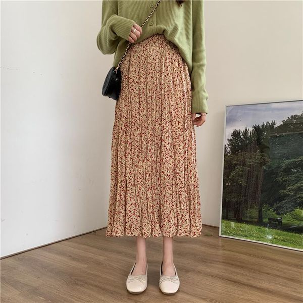 skirts hzirip korean chic fashion pleated chiffon summer floral skirt 2021 ladies all-match gentle mid-length, Black
skirts hzirip korean chic fashion pleated chiffon summer floral skirt 2021 ladies all-match gentle mid-length, Black