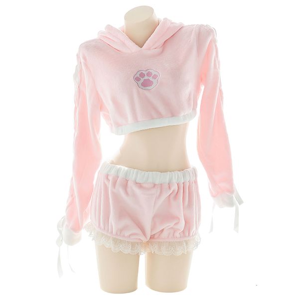 sweater lolita pajamas ultrashort hollow hoodies shorts rabbit tail sleepwear and panty pink bunny girl plush homewear, Red;black
sweater lolita pajamas ultrashort hollow hoodies shorts rabbit tail sleepwear and panty pink bunny girl plush homewear, Red;black
