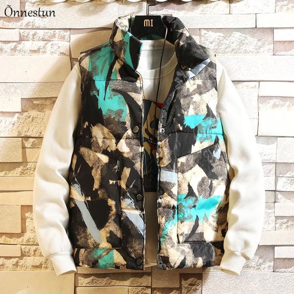 men's vests onnestun camouflage male jacket winter men clothing sleeveless plus cotton casual warm, Black;white
men's vests onnestun camouflage male jacket winter men clothing sleeveless plus cotton casual warm, Black;white