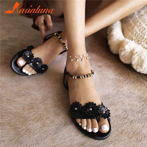 sandals karin big size 35-43 brand design women's gladiator fashion flower flat summer women casual shoes woman, Black
sandals karin big size 35-43 brand design women's gladiator fashion flower flat summer women casual shoes woman, Black
