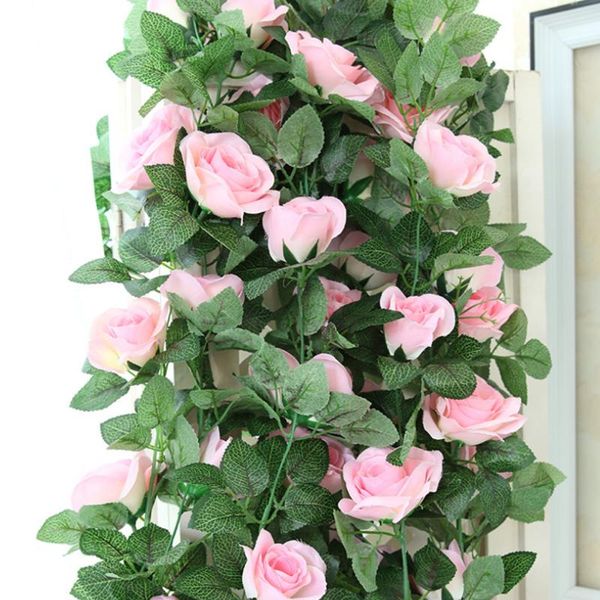 2.25m artificial silk rose leaf -vine home party decor wall hanging pretty flower string romantic wedding garland decorative flowers & wreat
2.25m artificial silk rose leaf -vine home party decor wall hanging pretty flower string romantic wedding garland decorative flowers & wreat