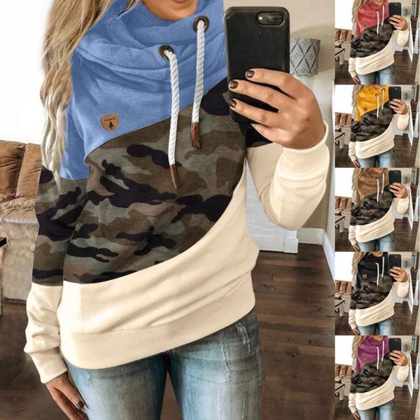 women's hoodies & sweatshirts women patchwork autumn long sleeve hooded sweatshirt winter camouflage printed drawstring hoodie pullover, Black
women's hoodies & sweatshirts women patchwork autumn long sleeve hooded sweatshirt winter camouflage printed drawstring hoodie pullover, Black