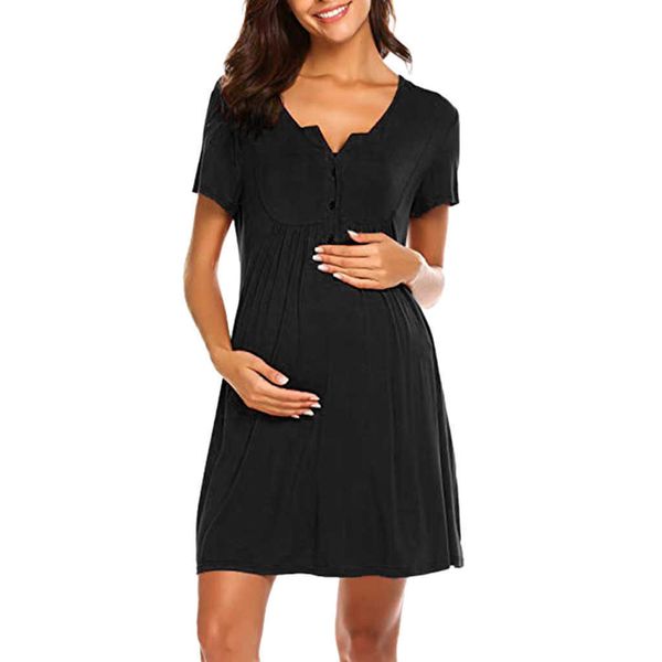 maternity clothes women nursing maternity nightshirts breastfeeding clothes short sleeve dress pregnancy pajamas 2021 summer new y0924, White
maternity clothes women nursing maternity nightshirts breastfeeding clothes short sleeve dress pregnancy pajamas 2021 summer new y0924, White