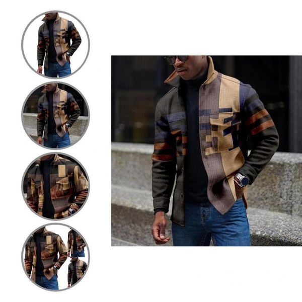 men's jackets terrific autumn jacket lapel colorfast contrast colors single-breasted, Black;brown
men's jackets terrific autumn jacket lapel colorfast contrast colors single-breasted, Black;brown