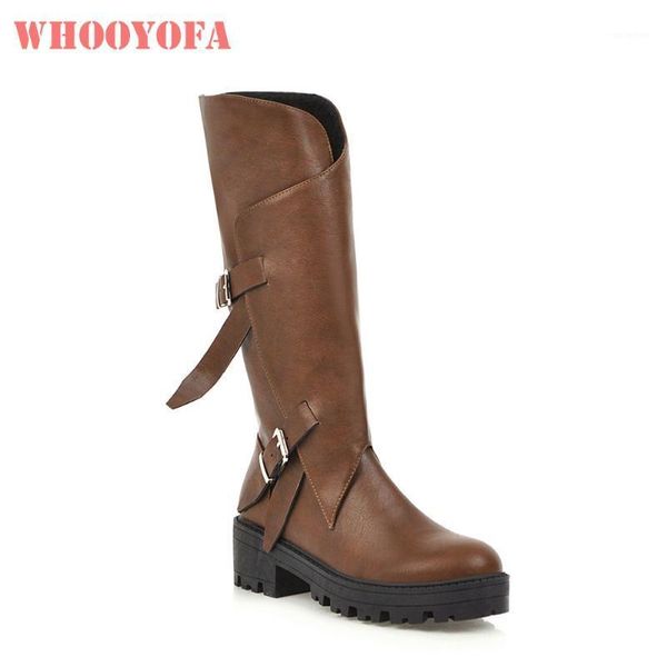 boots winter fashion brown black women platform mid calf med heels lady riding shoes wy17 plus big size 10 43 46
boots winter fashion brown black women platform mid calf med heels lady riding shoes wy17 plus big size 10 43 46