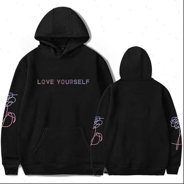 bangtan boys love yourself men womens hoodies korean style oversized jacket coat kpop clothes moletom feminino, Black
bangtan boys love yourself men womens hoodies korean style oversized jacket coat kpop clothes moletom feminino, Black