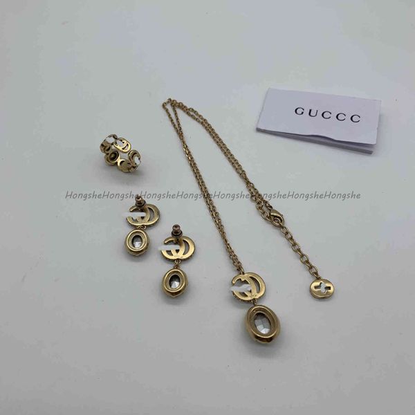 factory specials aa 21 years new double letter set diamond three color necklace earring ring simple bift, Golden;silver
factory specials aa 21 years new double letter set diamond three color necklace earring ring simple bift, Golden;silver
