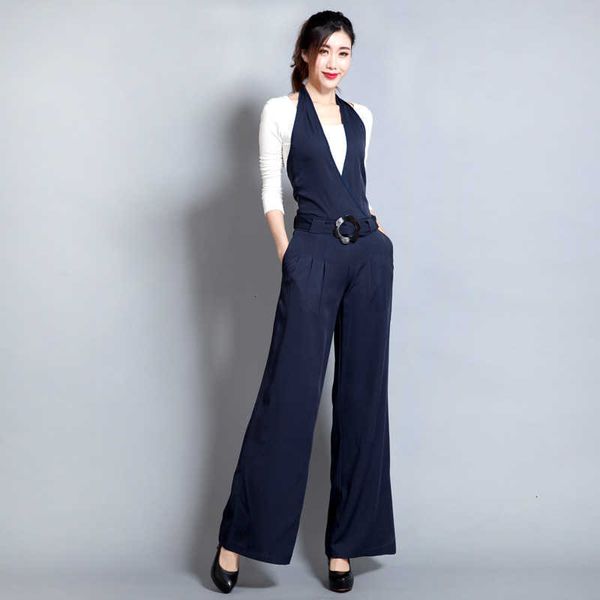 women's jumpsuits & rompers long womens jumpsuit elegant casual halter straps wide leg pant female loose office overall plus 9naz, Black;white
women's jumpsuits & rompers long womens jumpsuit elegant casual halter straps wide leg pant female loose office overall plus 9naz, Black;white