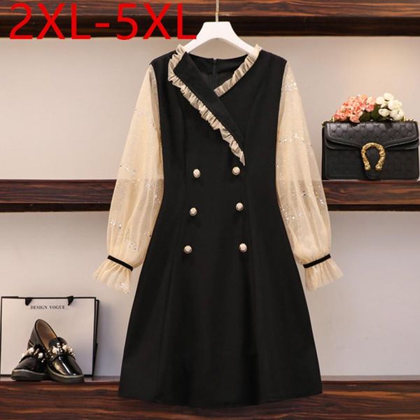 plus size dresses dress for women autumn v neck sequins flare long sleeve mesh ruffles patchwork large 2xl 3xl 4xl 5xl, Black
plus size dresses dress for women autumn v neck sequins flare long sleeve mesh ruffles patchwork large 2xl 3xl 4xl 5xl, Black