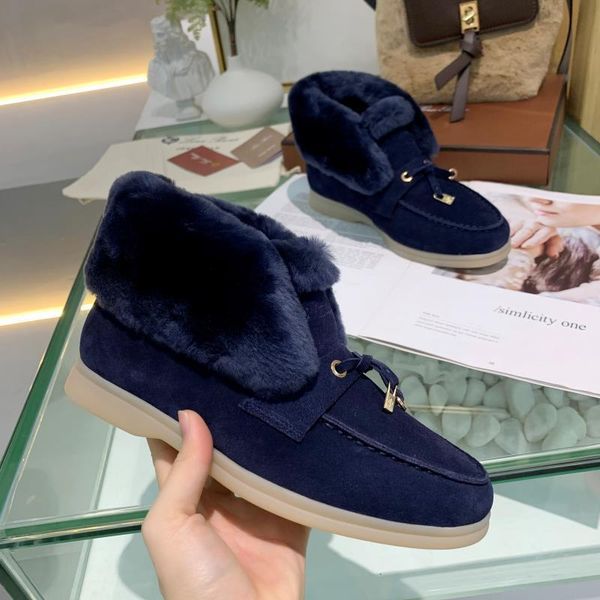 boots nude suede open walk ankle for women high slip on flat wool snow comfortable winter shoes woman botas mujer, Black
boots nude suede open walk ankle for women high slip on flat wool snow comfortable winter shoes woman botas mujer, Black