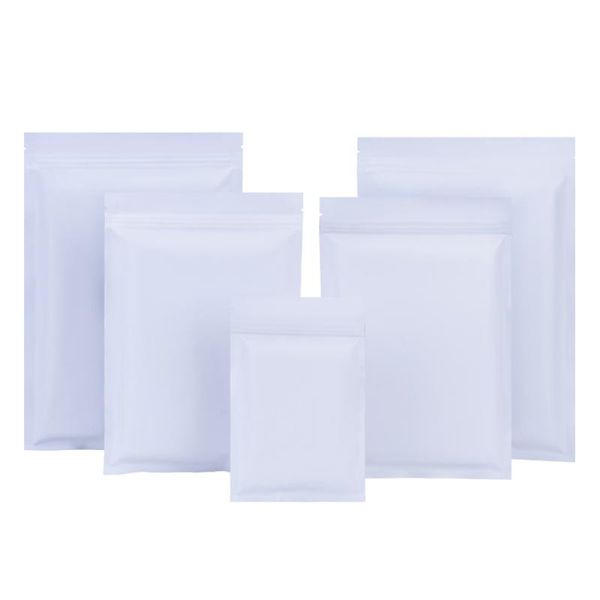 100pcs/lot matte white aluminum foil bag self seal reclosable tear notch flat pouches for snack coffee bean gift wrap
100pcs/lot matte white aluminum foil bag self seal reclosable tear notch flat pouches for snack coffee bean gift wrap