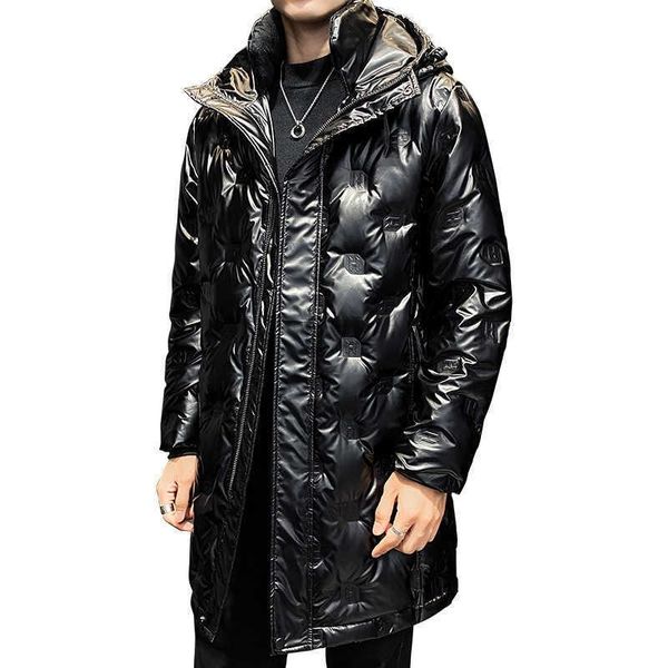 men's down & parkas down medium and long style fashion handsome winter bright face thickened white duck down et warm men's wear, Black
men's down & parkas down medium and long style fashion handsome winter bright face thickened white duck down et warm men's wear, Black