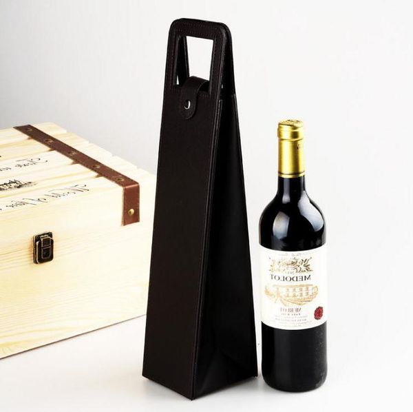 50pcs wholesale luxury portable pu leather wine bags red bottle packaging case gift storage boxes with handle wrap
50pcs wholesale luxury portable pu leather wine bags red bottle packaging case gift storage boxes with handle wrap