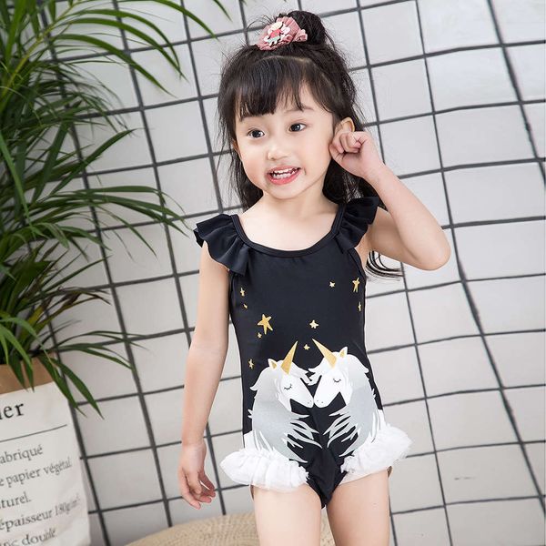 children's suit swimsuit 20 students children female sunscreen baby unicorn one piece swimsuit, Black
children's suit swimsuit 20 students children female sunscreen baby unicorn one piece swimsuit, Black