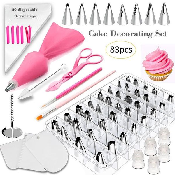 83-piece cake decorating mouth baking decoration tool frosting pastry coloring utensils tools silicone cutters &
83-piece cake decorating mouth baking decoration tool frosting pastry coloring utensils tools silicone cutters &