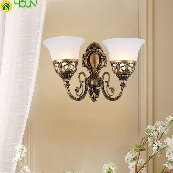 glass wall light loft study foyer dining room retro bedside sconce luxury european stair single/double heads lamps
glass wall light loft study foyer dining room retro bedside sconce luxury european stair single/double heads lamps