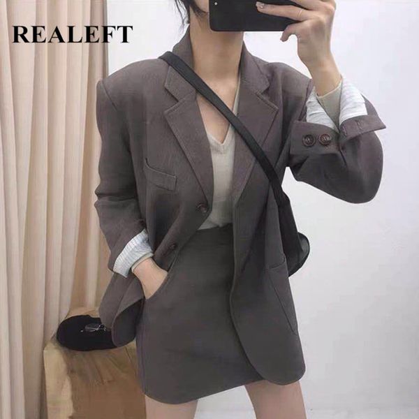 women's suit two pieces set arrival korean style single breasted office school wear skirts female 210428, White
women's suit two pieces set arrival korean style single breasted office school wear skirts female 210428, White