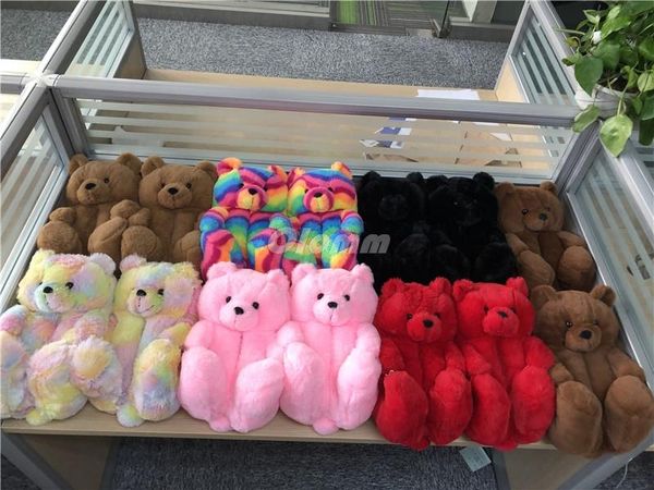 cute cartoon bear cat winter women men slippers fashion ladies home fur slip on warm indoor house shoes for lovers, Black
cute cartoon bear cat winter women men slippers fashion ladies home fur slip on warm indoor house shoes for lovers, Black
