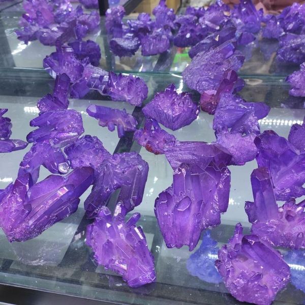 decorative objects & figurines 1pcs purple electroplated vug crystal quartz specimen electroplating clusters decoration gift healing
decorative objects & figurines 1pcs purple electroplated vug crystal quartz specimen electroplating clusters decoration gift healing