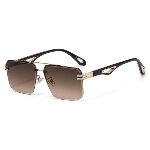 sunglasses 2021 fashion classic personalized rimless luxury pilot men driving vintage brand design sun glasses, White;black
sunglasses 2021 fashion classic personalized rimless luxury pilot men driving vintage brand design sun glasses, White;black