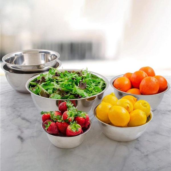 bowls household 5pcs eco-friendly stainless steel nesting mixing kitchen salad storage container
bowls household 5pcs eco-friendly stainless steel nesting mixing kitchen salad storage container