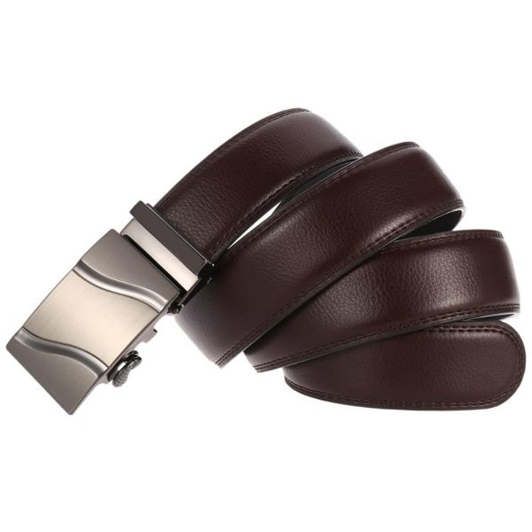 men belt leather automatic buckle male fashion jeans chain stretch solid luxury bland black fg355-3 belts, Black;brown
men belt leather automatic buckle male fashion jeans chain stretch solid luxury bland black fg355-3 belts, Black;brown