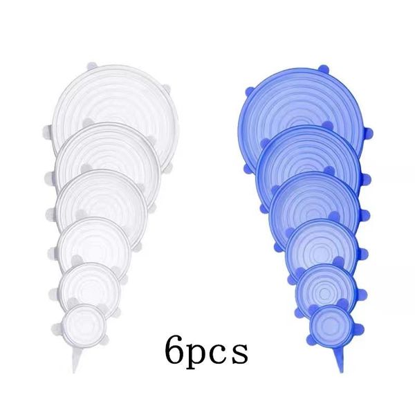 kitchen storage & organization 6pcs stretchable silicone lid reusable universal food washable packaging box
kitchen storage & organization 6pcs stretchable silicone lid reusable universal food washable packaging box