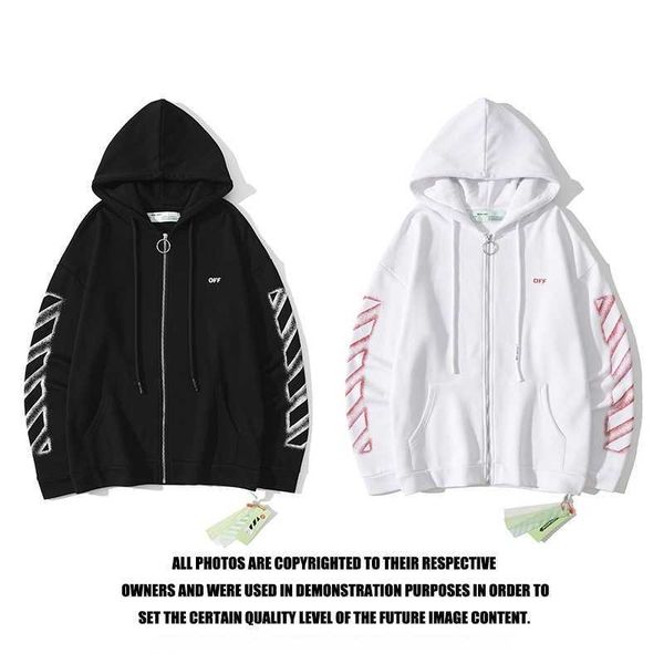 hoodie20ss new fashion off inkjet splash arrow men's and women's hoodie zipper sweater coat, Black
hoodie20ss new fashion off inkjet splash arrow men's and women's hoodie zipper sweater coat, Black