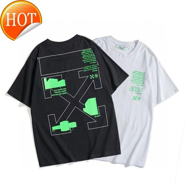 green off fluorescent white geometry arrstyle print men's and women's style short sleeve half lovers t-shirt, White;black
green off fluorescent white geometry arrstyle print men's and women's style short sleeve half lovers t-shirt, White;black